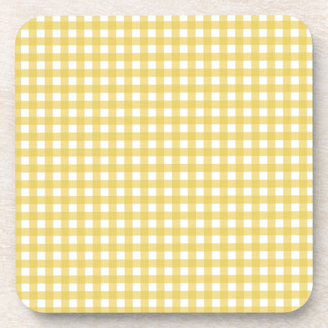 Porta-copo Vichy Jaune clair (Frente)