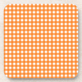 Porta-copo Vichy Orange