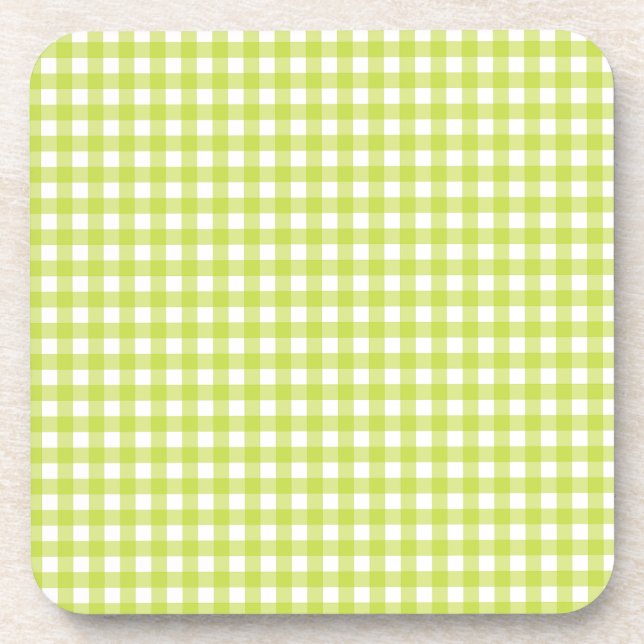 Porta-copo Vichy Vert pomme (Frente)