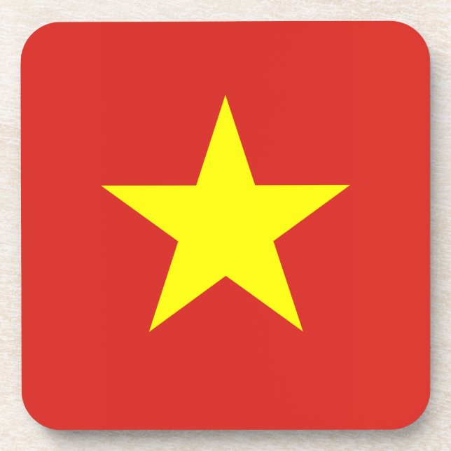 Porta-copo Vietnam - bandeira vietnamiana (Frente)