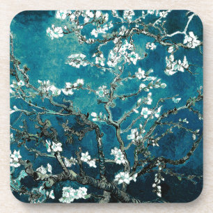 Porta-copo Vincent Van Gogh Almond Blossoms Dark Teal