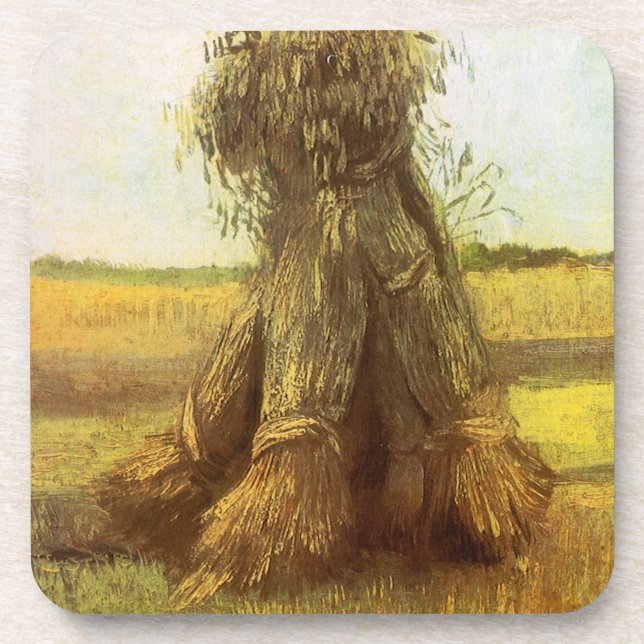 Porta-copo Vincent van Gogh - Feixes de Trigo (Frente)
