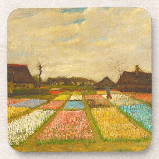 Porta-copo Vincent van Gogh Flower Beds na Holanda (Frente)