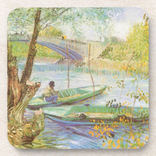 Porta-copo Vincent van Gogh Pescando na Primavera, Pont de Cl