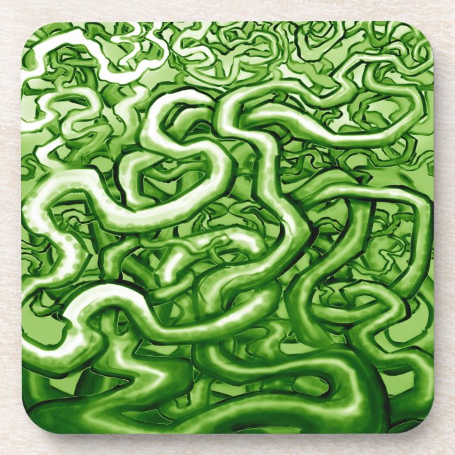Porta-copo Vines GREEN (Frente)