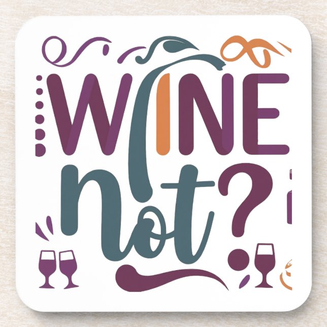 Porta-copo Vinho Não (Frente)