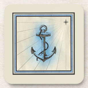 Porta-copo Vintage Anchor