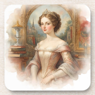 Porta-copo Vintage, Clássica, Princesa em Orgulho ao Redor