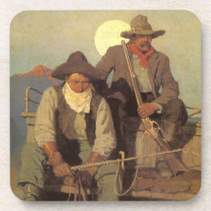 Porta-copo Vintage Cowboys, The Pay Palco do NC Wyeth