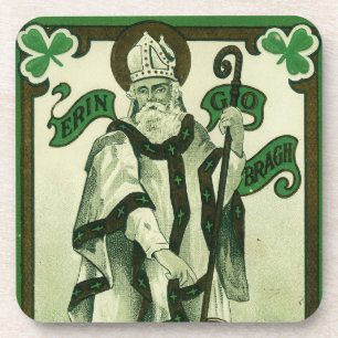 Porta-copo Vintage - Erin Go Bragh - Saudações do Dia de São