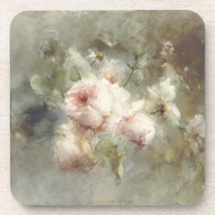 Porta-copo Vintage Floral Painting