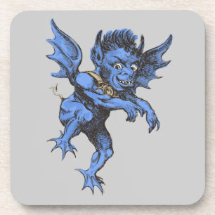 Porta-copo Vintage Halloween, Mau Assustador, Demônio Gargoyl