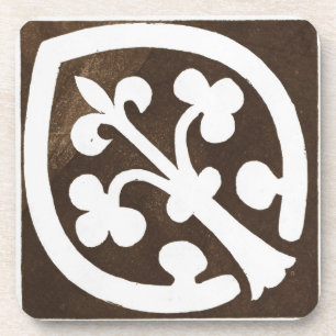 Porta-copo Vintage Irish Celtic Art Design Black