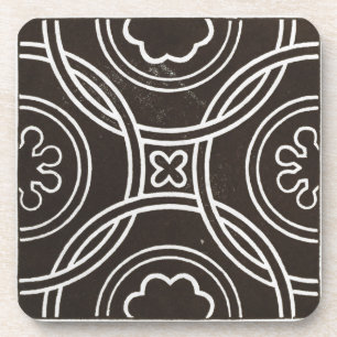 Porta-copo Vintage Irish Celtic Art Design Black