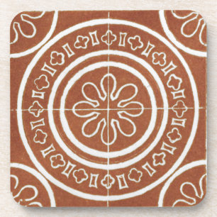 Porta-copo Vintage Irish Celtic Art Design Red