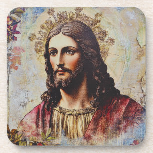 Porta-copo Vintage Jesus Religioso