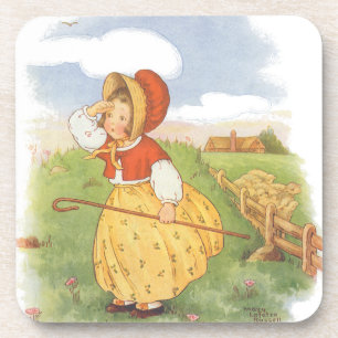 Porta-copo Vintage Little Bo Peep Rima Infantil Mãe Gansa