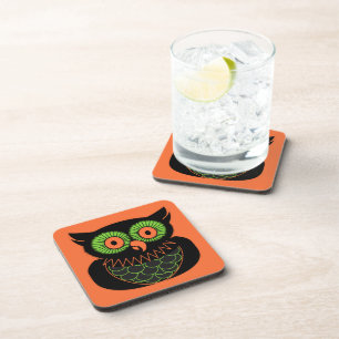 Porta-copo Vintage Owl
