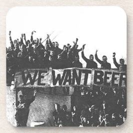 Porta-copo Vintage Prohibition Beer black and white 1920