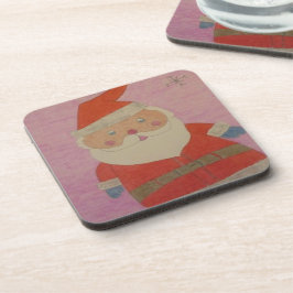 Porta-copo Vintage Santa Claus