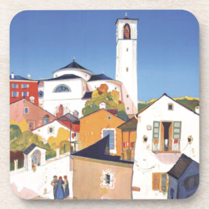 Porta-copo Vintage Ticino Tessin Suiça Canton