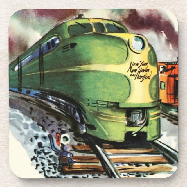 Porta-copo Vintage Train (Frente)