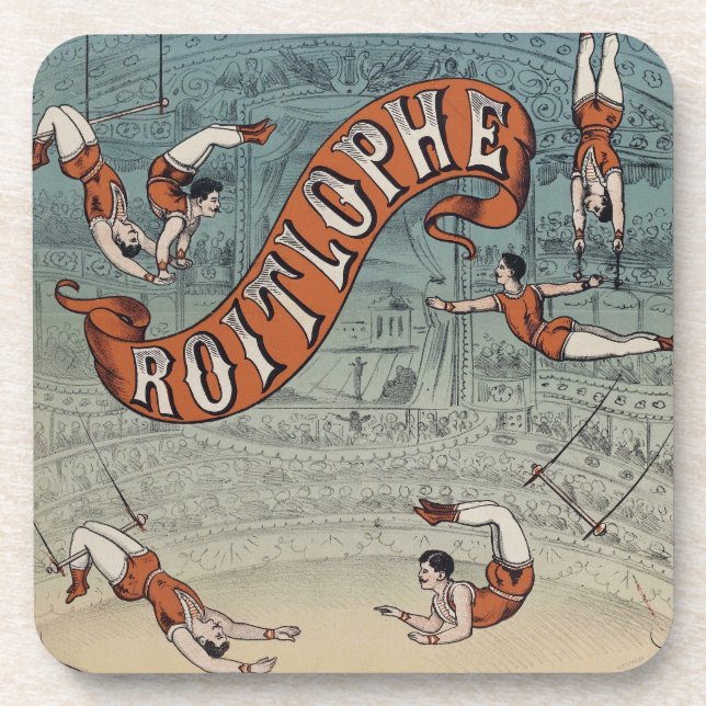 Porta-copo Vintage Victorian Circus  (Frente)