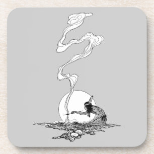 Porta-copo Vintage West, indiano em sua solidão pelo NC Wyeth