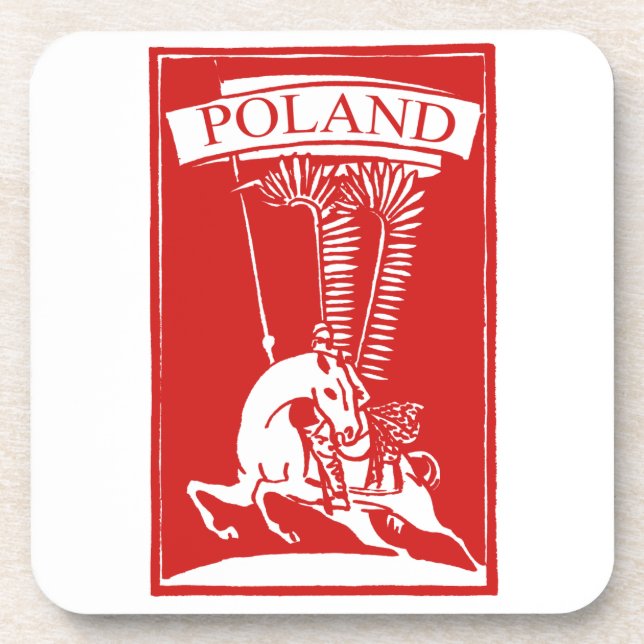 Porta-copo Vintage Winged Hussar polonês (Frente)