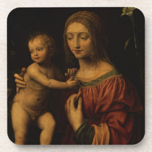 Porta-copo Virgin e criança (óleo no painel) 2