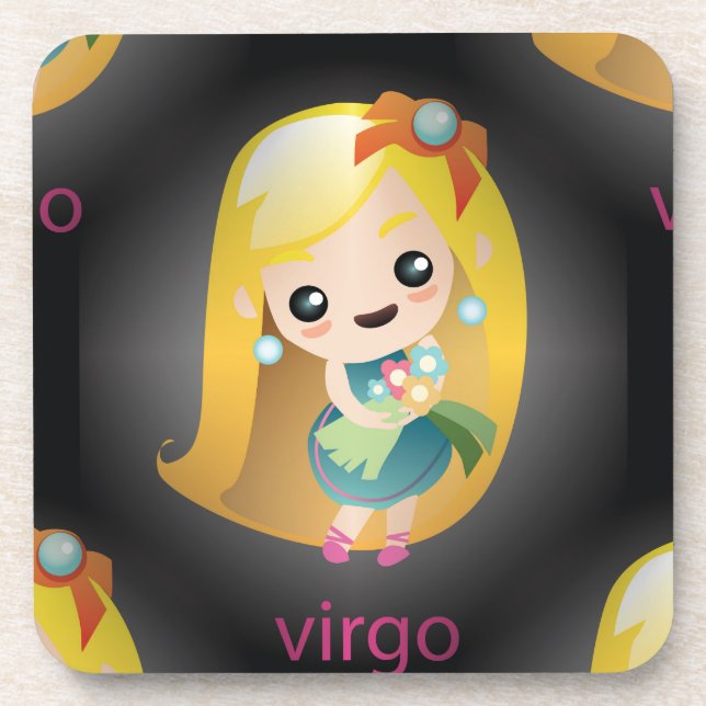 Porta-copo virgo kawaii (Frente)