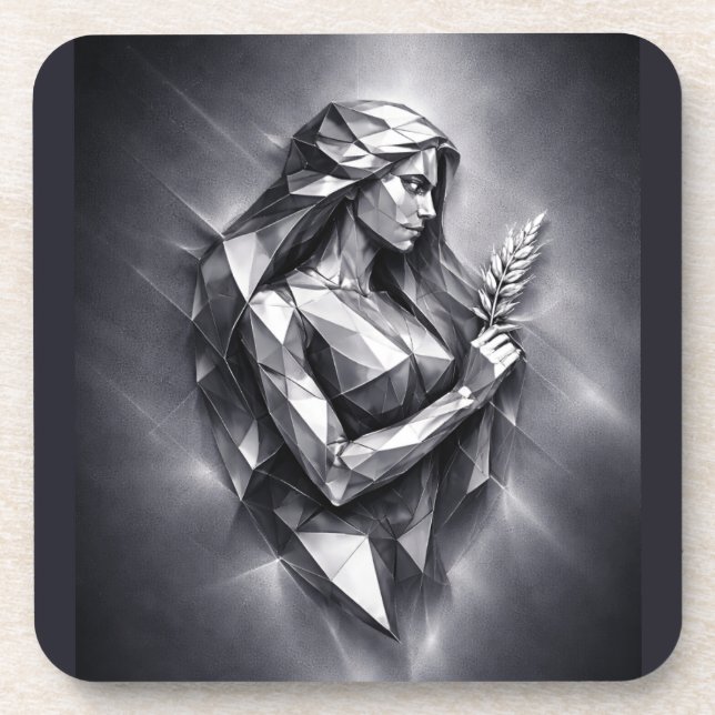 Porta-copo virgo zodiac sign (Frente)