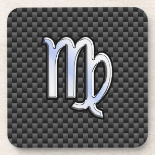 Porta-copo Virgo Zodiac - Sinal de Carbono - Impressão