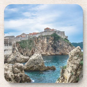 Porta-copo Vista das paredes de Dubrovnik do mar