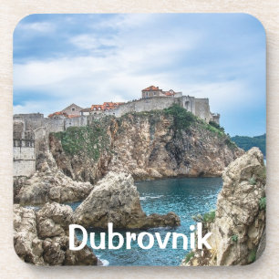 Porta-copo Vista das paredes de Dubrovnik do mar