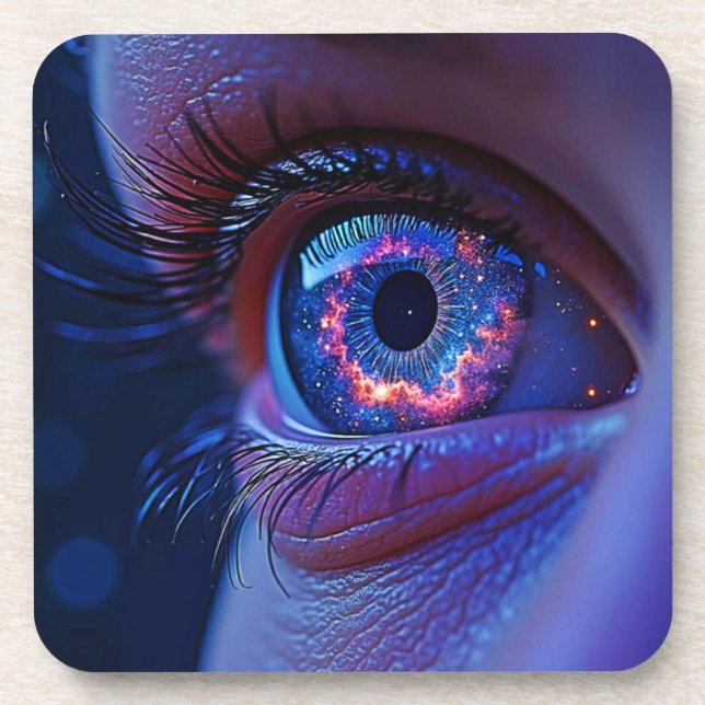 Porta-copo Vista de Estelar dos Olhos Cósmicos (Frente)