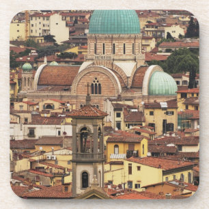 Porta-copo Vista de Florença, Itália da Piazza