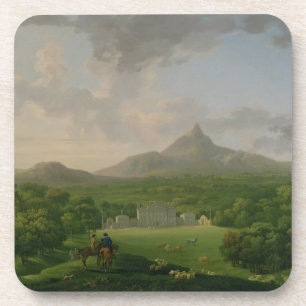 Porta-copo Vista de Powerscourt, condado Wicklow, c.1760-2