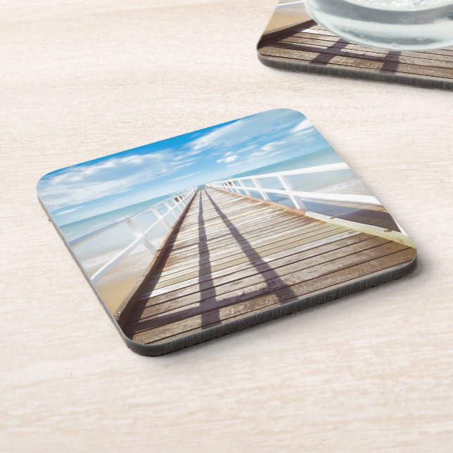 Porta-copo Vista do Pier Over Sea (Left Side)