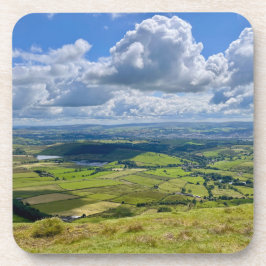 Porta-copo Vista pacífica de Pendle Hill..