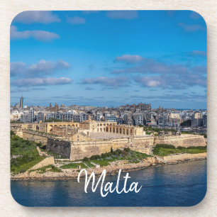 Porta-copo Vista panorâmica de Sliema em Malta