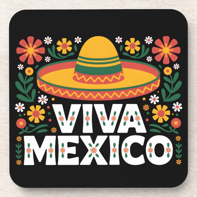 Porta-copo Viva México (Frente)
