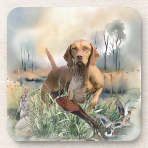 Porta-copo Vizsla, Arte