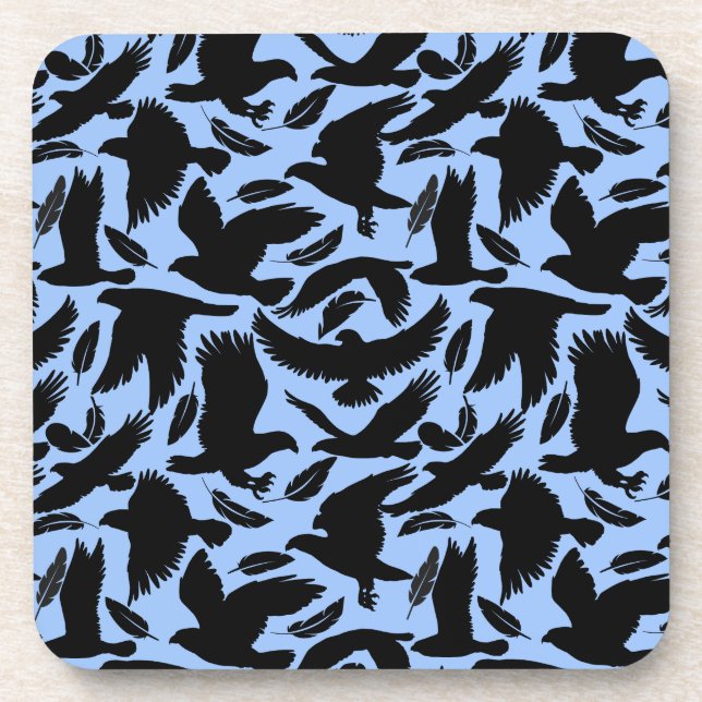 Porta-copo Voo de Eagles Black.w L Blue BG (Frente)