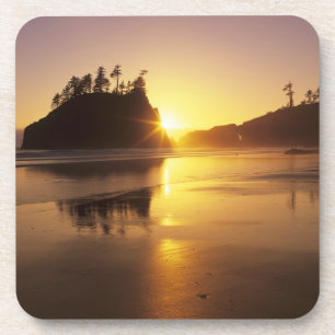 Porta-copo WA, PN Olímpico, Segunda Praia ao pôr do sol