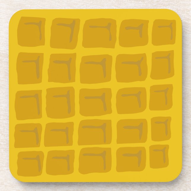 Porta-copo Waffle Art (Frente)
