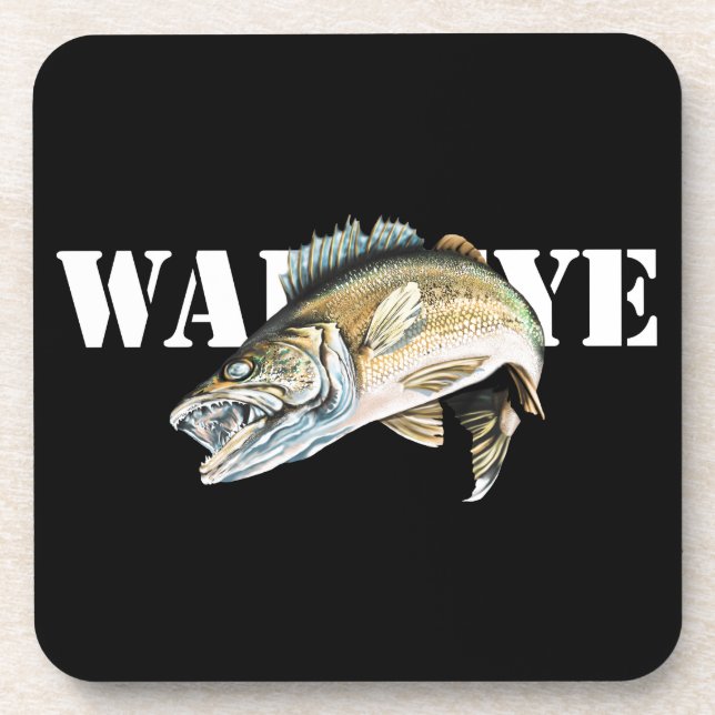 Porta-copo Walleye (Frente)