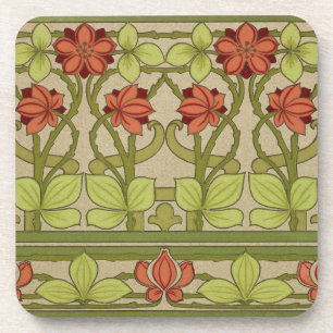 Porta-copo Wallpaper Frieze Border Art Nouveau