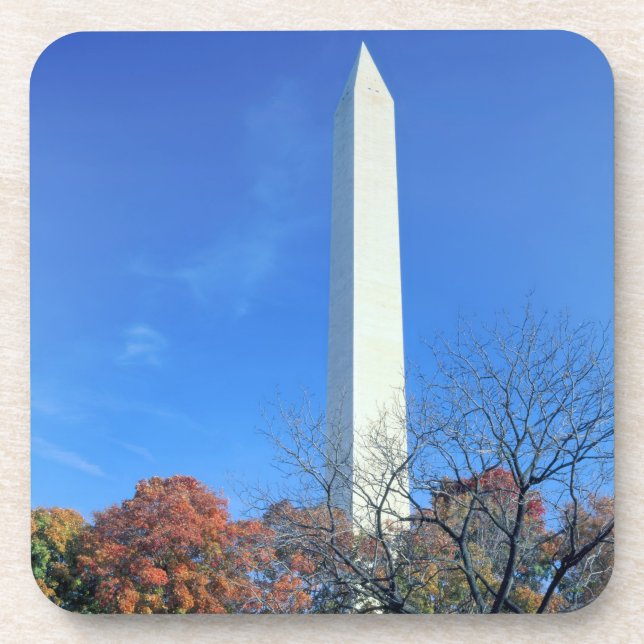 Porta-copo WASHINGTON, D.C. EUA. O Monumento a Washington se  (Frente)