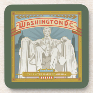 Porta-copo Washington DC   Memorial Lincoln